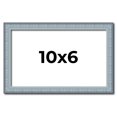 thumbnail image 1 of 10x6 Frame Blue Scuffed Farm Board Solid Wood Picture Frame Width 0.75 Inches | Interior Depth 0.5, 1 of 8