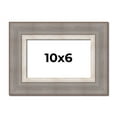 thumbnail image 1 of 10x6 Frame Grey Real Wood Picture Frame Width 2.75 Inches | Interior Frame Depth 0.5 Inches | Linus, 1 of 8