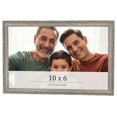 thumbnail image 1 of 10x6 Frame Grey Solid Wood Picture Frame Width 1 Inches | Interior Frame Depth 0.5 Inches |, 1 of 8