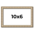 thumbnail image 1 of 10x6 Frame Silver Real Wood Picture Frame Width 0.75 Inches | Interior Frame Depth 0.5 Inches |, 1 of 8