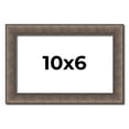 thumbnail image 1 of 10x6 Frame Silver Real Wood Picture Frame Width 1.25 Inches | Interior Frame Depth 0.5 Inches |, 1 of 8