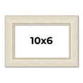 thumbnail image 1 of 10x6 Frame White Real Wood Picture Frame Width 1.75 inches | Interior Frame Depth 0.5 inches |, 1 of 8