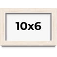 thumbnail image 1 of 10x6 Shadow Box Frame White | 1.125 Inches Deep Real Wood Rustic Shadowbox Display Frame | UV, 1 of 5