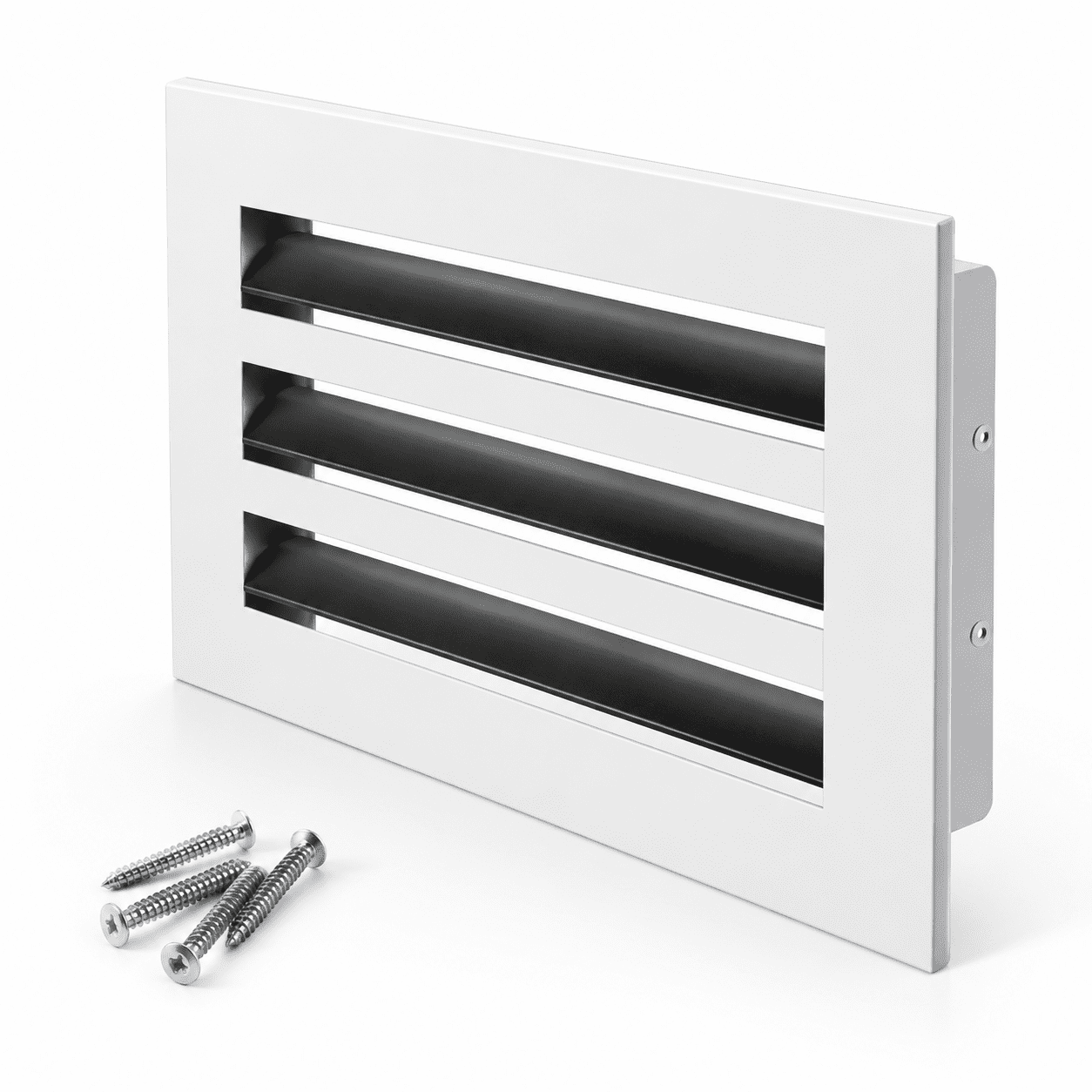 10x6 White Modern Air Vent Cover Decorative AC Register Grille ...