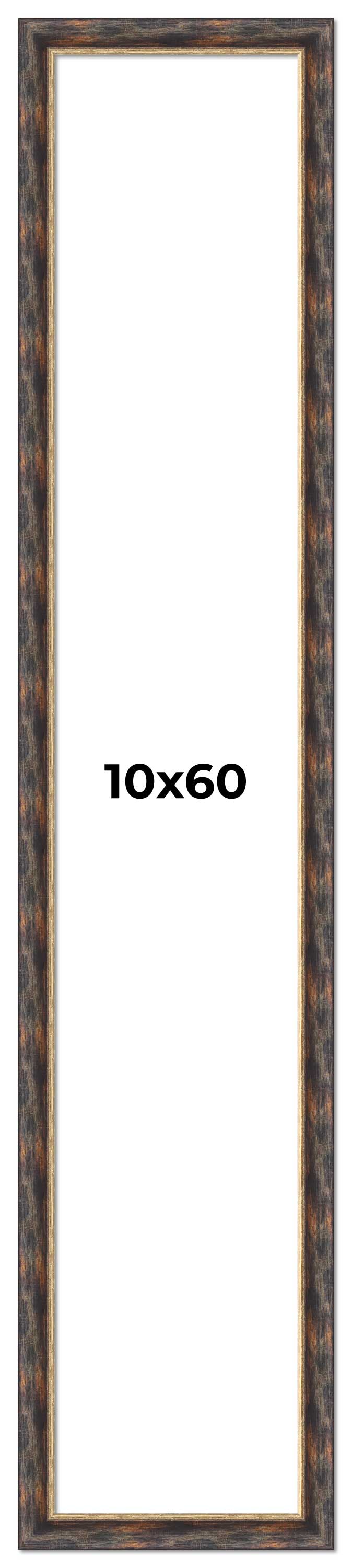10x60 Frame Gold Real Wood Picture Frame Width 1.5 inches | Interior ...