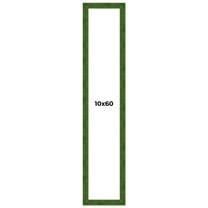 10x60 Frame Green Burl Solid Wood Picture Frame | 1.75 Inches Moulding Width | Interior Frame Depth