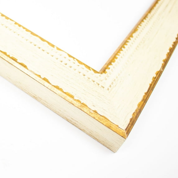 10x60 Frame White Solid Wood Picture Frame Width 1.75 Inches | Interior Frame Depth 0.625 Inches |