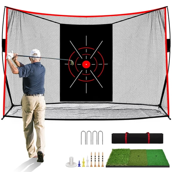 10x7 FT Golf Hitting Net for Yard Driving Chipping Swing
