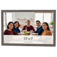 thumbnail image 1 of 10x7 Frame Blue Kingsley Pewter Solid Wood Picture Frame Width 0.75 Inches |Interior Depth 0.5, 1 of 8