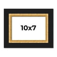 thumbnail image 1 of 10x7 Frame Gold Real Wood Picture Frame Width 2.25 Inches | Interior Frame Depth 0.5 Inches |, 1 of 8