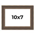 thumbnail image 1 of 10x7 Frame Golden Caramel Solid Wood Bronze Picture Frame | 1.25 Inch Moulding Width | 0.5 Inch, 1 of 8