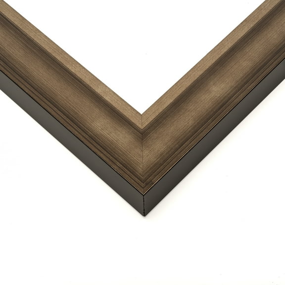 10x7 Frame Pewter Solid Wood Picture Frame Width 1.625 Inches | Interior Frame Depth 0.6875 Inches