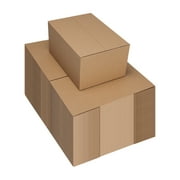 CRUGLA 10x7x5 inches Shipping Boxes Set of 40, Brown Corrugated Cardboard Box Literature Mailer