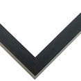 thumbnail image 1 of 10x8 Traditional Black Complete Wood Picture Frame with UV Acrylic, Foam Board Backing, & Hardware, 1 of 8