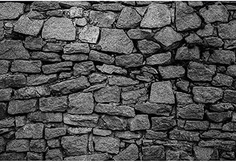 10x8FT Vintage Black Brick Wall Backdrop Retro Rustic Grunge Stone ...