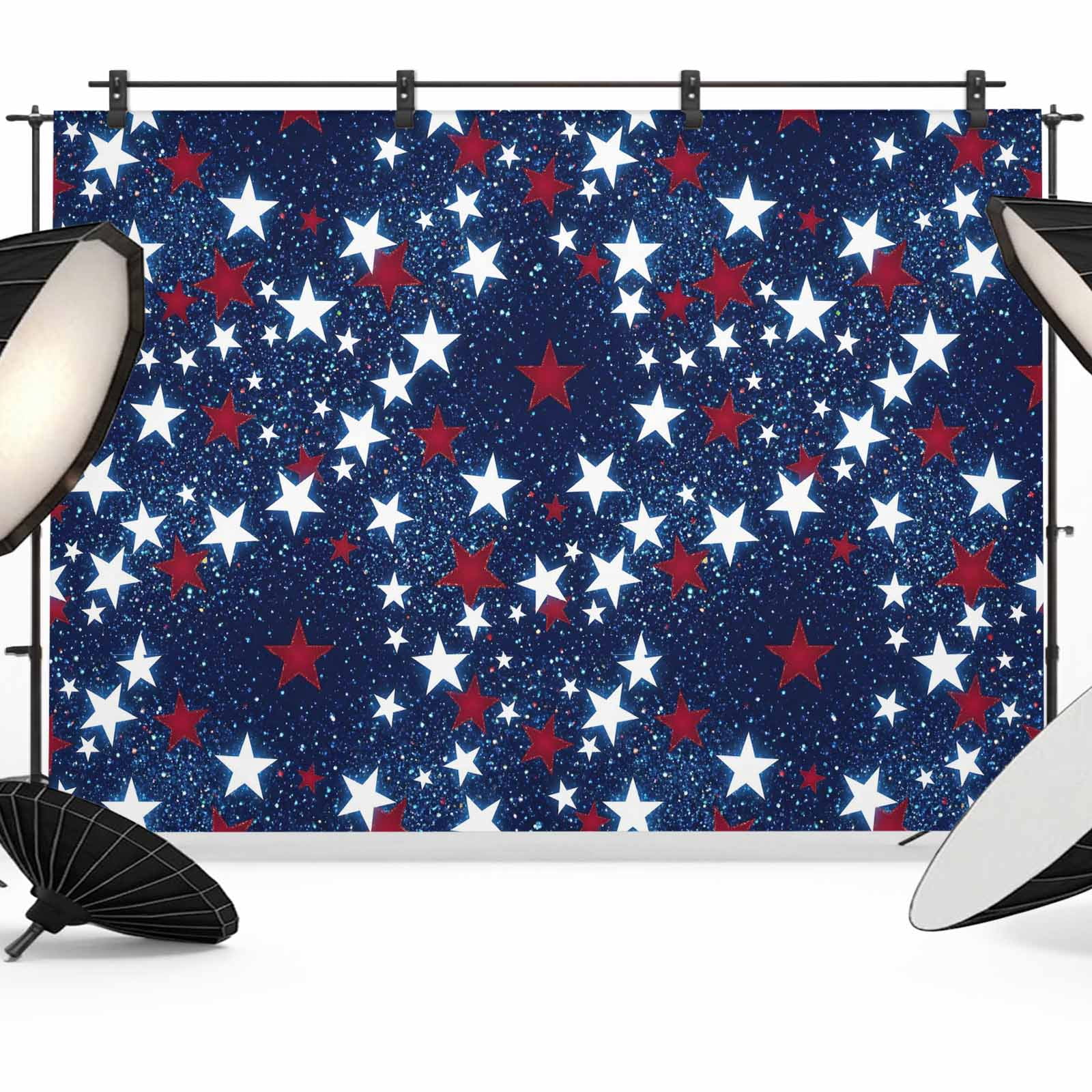 10x8ft Photo Backdrop, Independence Day Soft Polyester Backdrop ...