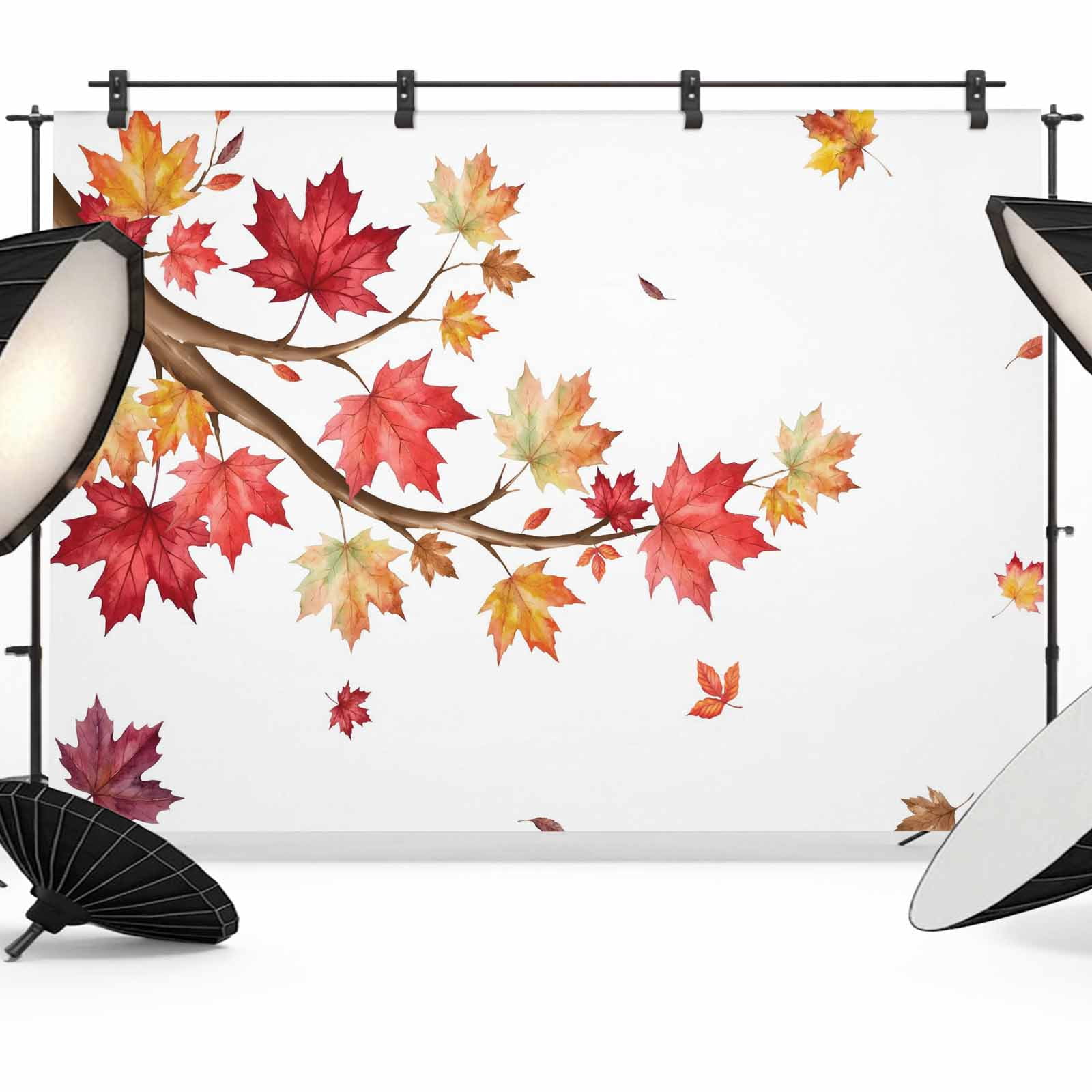 10x8ft Photo Backdrop, Thanksgiving Soft Polyester Backdrop Curtains ...