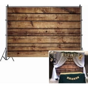 10x8ft Wood Backdrops for Photography Grunge Vintage Worn Wooden Boards Background Seamless Backdrop Brown Photo Wall Wrinkle Free Photography Photo Studio
