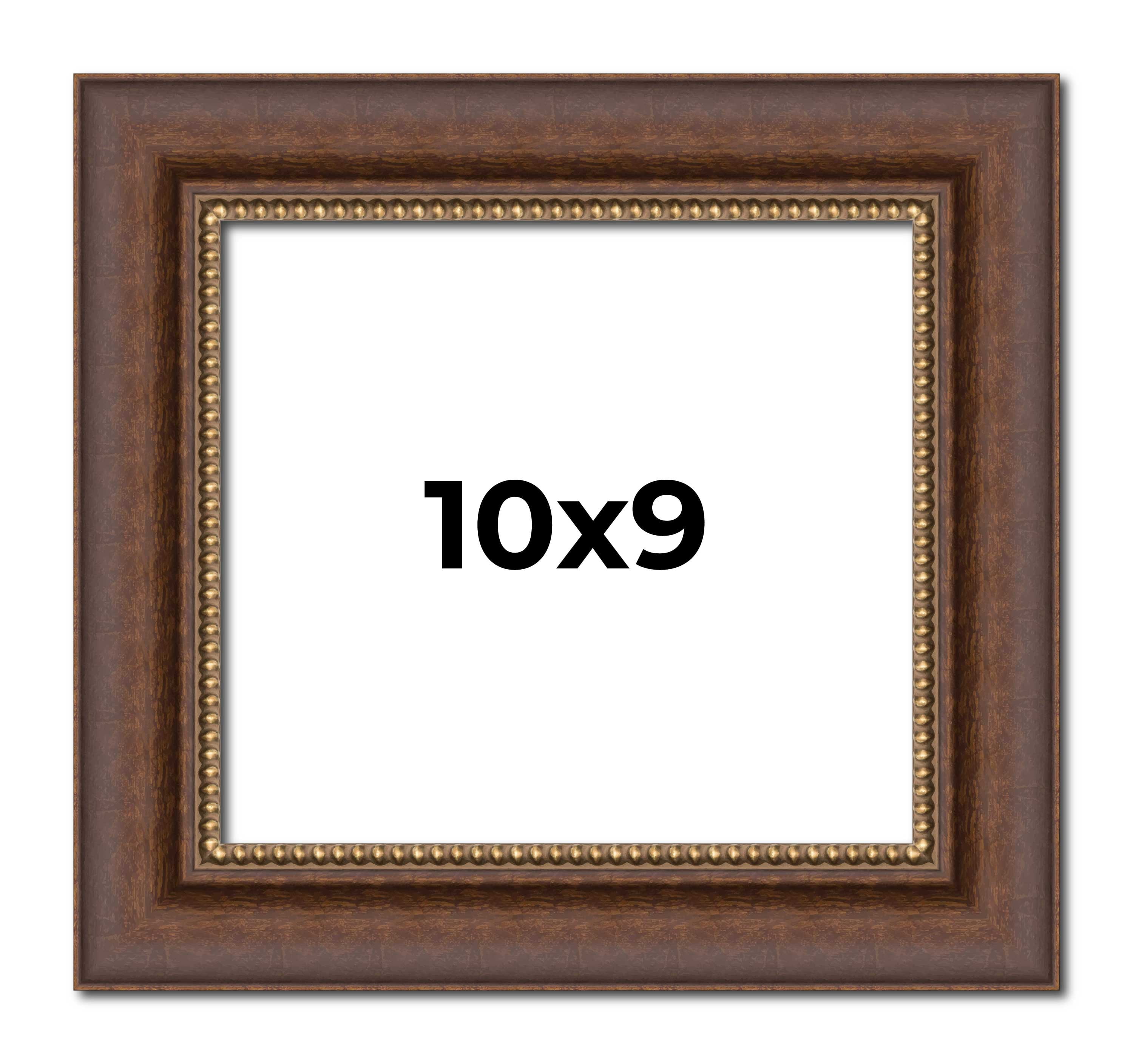 10x9 Copper and Brown Real Wood Picture Frame Width 2 inches | Interior ...