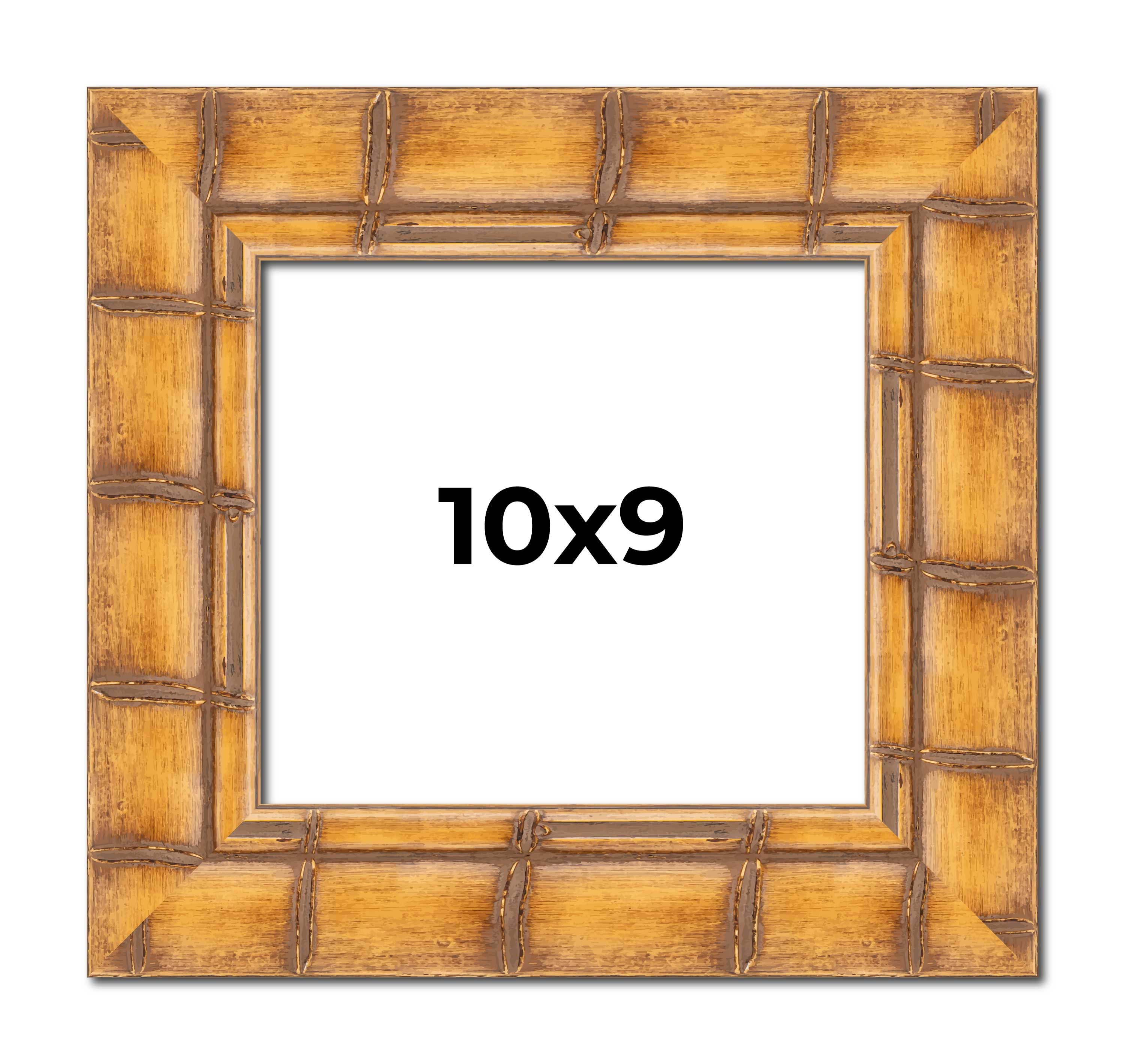 10x9 Frame Beige Real Wood Picture Frame Width 3 inches | Interior ...