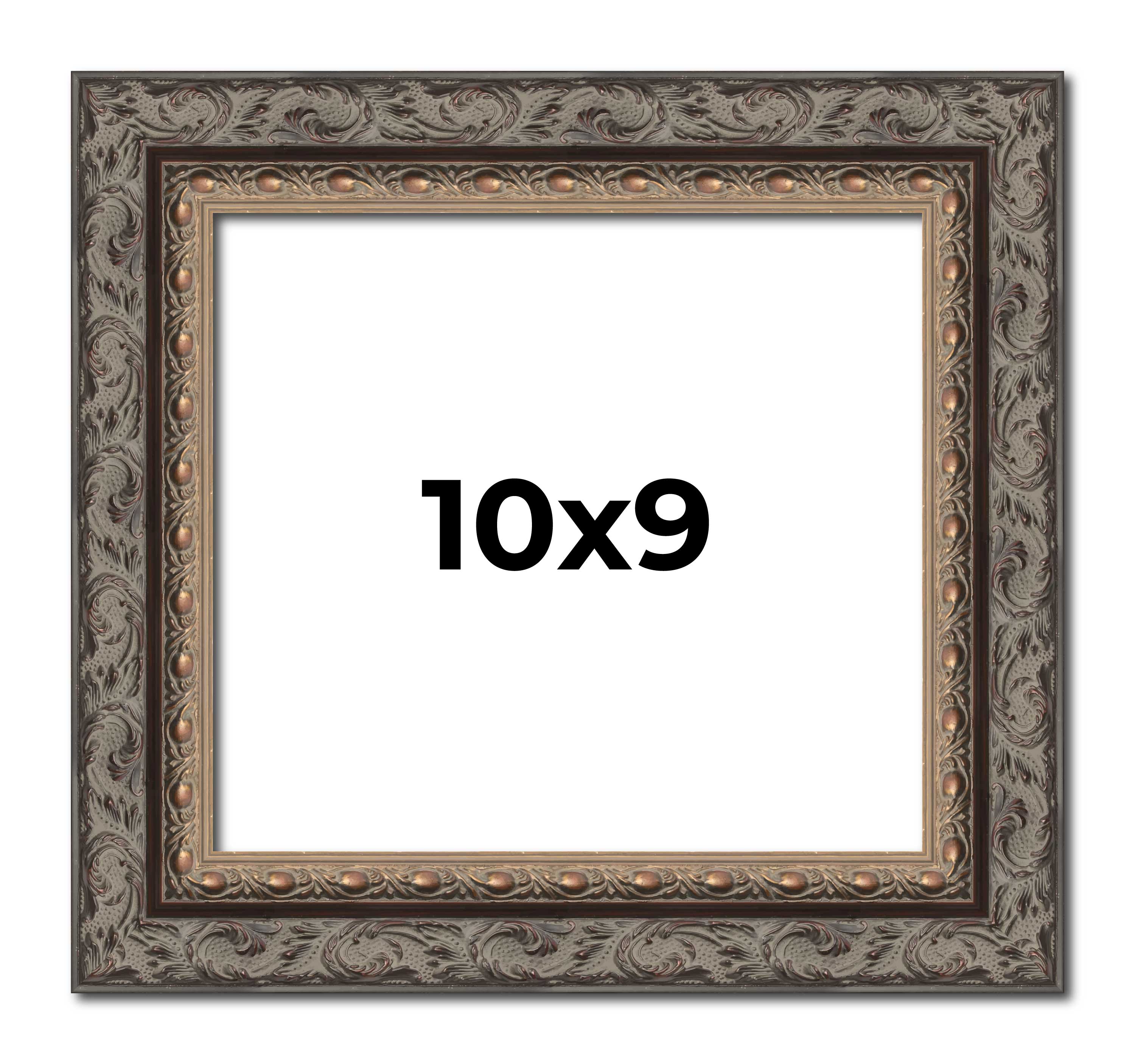 10x9 Frame Black Real Wood Picture Frame Width 2 inches | Interior ...