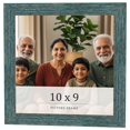 thumbnail image 1 of 10x9 Frame Blue Rustic Barnwood Solid Wood Picture Frame Width 1.25 Inches | Interior Depth 0.5, 1 of 8