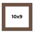 thumbnail image 1 of 10x9 Frame Brown Distressed Barnwood Picture Frame | Rustic Farmhouse Photo Frame Includes UV, 1 of 8