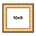 thumbnail image 1 of 10x9 Frame Gold Plein Aire Solid Wood Picture Frame Width 2 Inches | Interior Frame Depth 0.5, 1 of 8