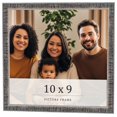 thumbnail image 1 of 10x9 Frame Silver Grey Distressed Solid Wood Picture Frame | 0.75 Inch Moulding Width | Interior, 1 of 8