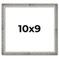thumbnail image 1 of 10x9 Frame Silver Grey Distressed Solid Wood Picture Frame | 0.75 Inch Moulding Width | Interior, 1 of 8