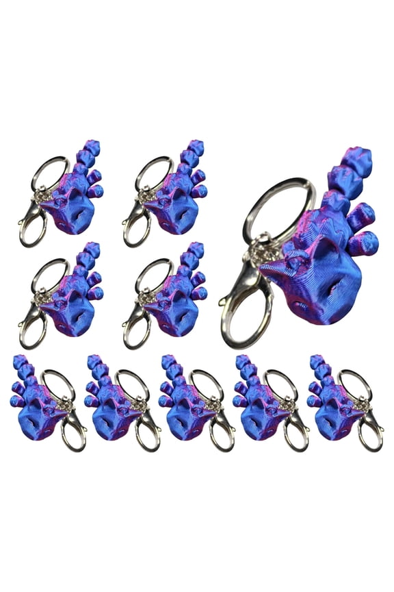10xArticulated Kitty Keychain with Effects 3D Printed Bag Hanging Pendant