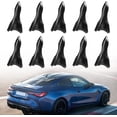 thumbnail image 1 of 10xGlossy Black Shark Fin Diffuser Vortex Generator Car Wing Roof Spoiler Bumper, 1 of 7