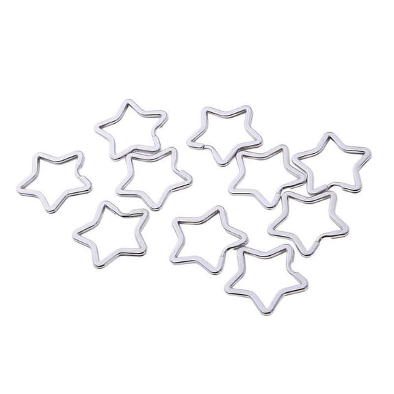 10xHeavy Duty Key Rings Lot Keychains Bulk Keyfob Backpack Decorations