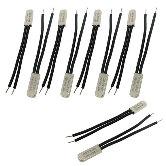 10xKSD9700 100C N.C Bimetal Temperature Switch Thermal Protector 250V 5A