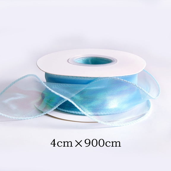 10yards Chiffon Ribbon Lotus Leaf Edge Wrapping Party Baking Bows Decor