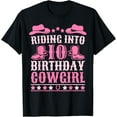thumbnail image 1 of 10yr Birthday Cowgirl Outfit 10 Year Old Girl 10th Birthday T-Shirt, 1 of 4
