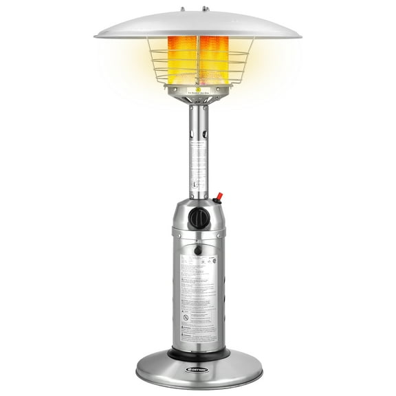 11,000 BTU Portable Tabletop Propane Patio Standing Heater