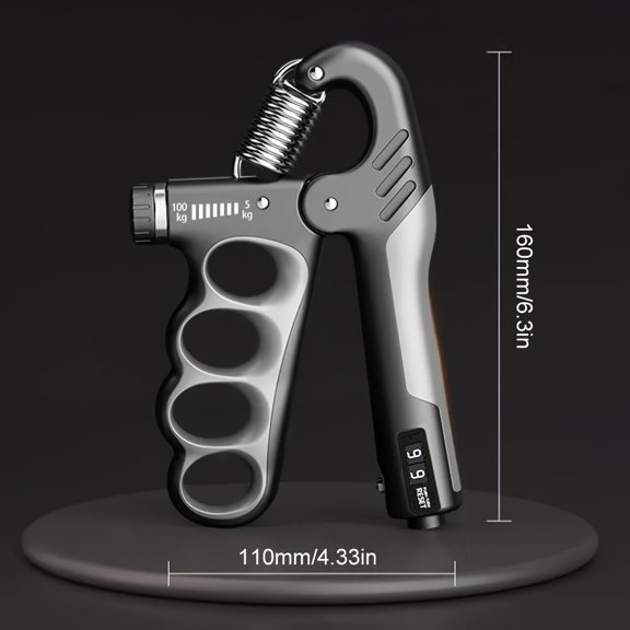 11.02-220.46LB Grip Strength Trainer Mechanical counting Wrist Expander Fitness Gym Training Hand Gripper Adjustable Resistance Hand Gripper