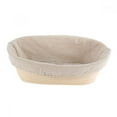 thumbnail image 1 of 11.02 x 5.5 x 3.15 inch Long Oval Banneton Brotform Bread Dough Proofing Rising Rattan Basket & Liner(B,21*15*8cm), 1 of 7