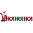 thumbnail image 1 of 11 1/2' Gemmy Airblown Inflatable Christmas Santa Claus Ho Ho Ho Sign Yard Decoration, 1 of 1