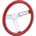 thumbnail image 1 of 11-1/2 Inch Red Metalflake Steering Wheel3-1/2 Inch, 1 of 6