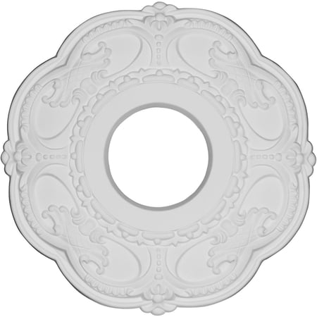 11 1/2" OD x 3 1/2"ID x 1"P Rotherham Ceiling Medallion, Primed