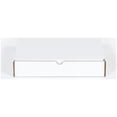 thumbnail image 1 of 11 1/2 x 11 1/2 x 3 3/4" White Protective Literature Mailer Boxes | Side Flaps, Front Outside Tuck Closure | 50 Pack, 1 of 1