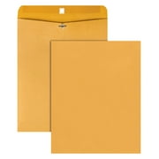 11-1/2 x 14-1/2 Clasp Envelopes, Deeply Gummed Flaps for Permanent Secure Seal, Great for Filing, Storing or Organizing Documents, 28 lb. Brown Kraft, 100 per Box