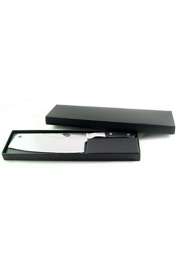 11 1/4" San Oka Ultra-Thin Stainless Steel Vegetable Knife / Meat Cleaver in Handsome Gift Box