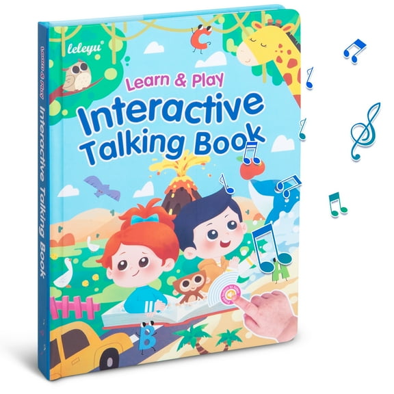 11 IN 1 Toddler Books, Learning Toys for Toddlers 2-6, 260+ Words Books, Nursery Rhyme Books, Interactive Sound Books, Talking Books & Musical Books for Boys & Girls, Educational Toys, Gifts for Kids