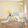 thumbnail image 1 of Shengchao Trade Playground Slide 11-in-1 with Basketball Hoop, Arch Tunnel, Telescope, Toy Storage for Toddlers Age 1-3, 1-Count, 1 of 19