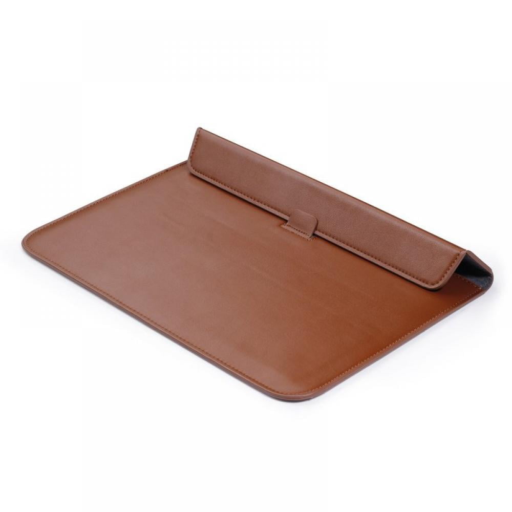 11 12 13 14 15 16 Inch PU Leather Laptop Sleeve Case with Stand Function for MacBook Walmart