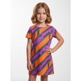 thumbnail image 1 of Girls Classic Casual Short Sleeve Dress Relaxed-Fit Casual Dress Comfortable Playwear for Junior Girls Age 7-13 Crew Neck, 1 of 6