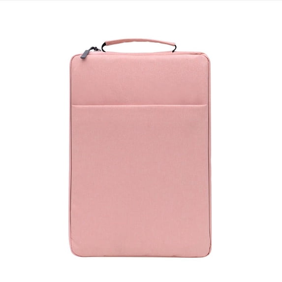 11 13 15 inch Professional Shockproof Anti Scratch Waterproof Notebook Computer Cover Ultrabook Sleeve Case Business Pouch Laptop Handbag PINK 13-14 INCH